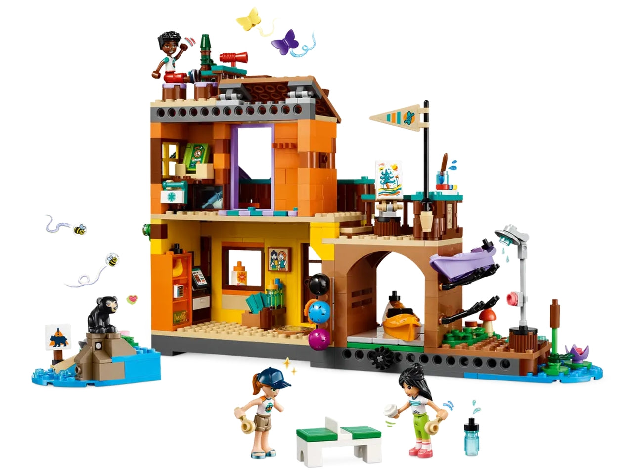 Lego Friends Campo Avventura Sport Acquatici, set costruzioni in scatola da 628 pezzi, per bambini 7+ anni 42626