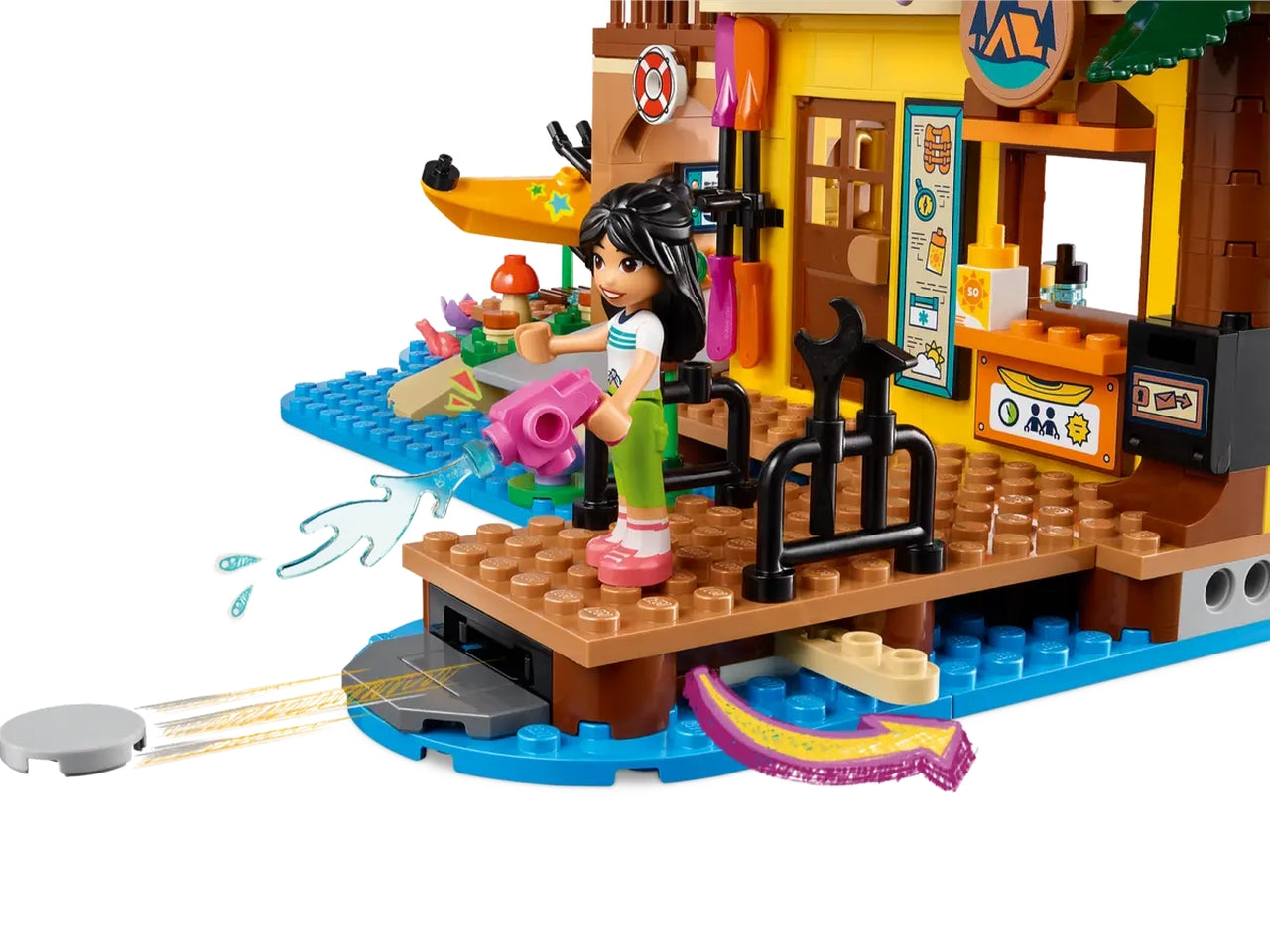 Lego Friends Campo Avventura Sport Acquatici, set costruzioni in scatola da 628 pezzi, per bambini 7+ anni 42626