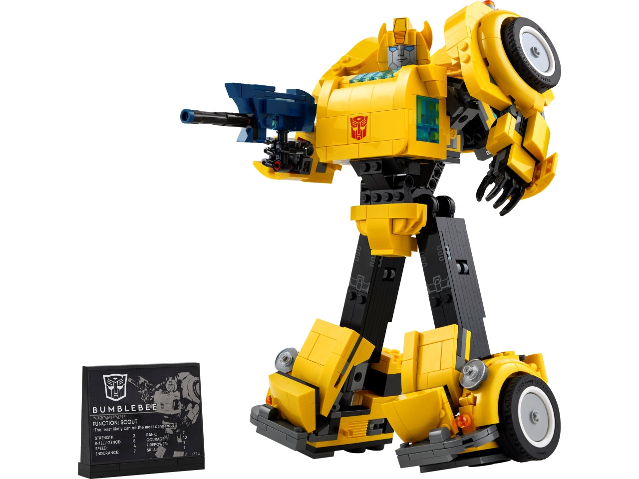 LEGO Icons - Set costruibile di action figure di robot Transformers per adulti: progetto di costruzione di Bumblebee Transformers LEGO Icons collezionabile per gli appassionati dello sci-fi 10338