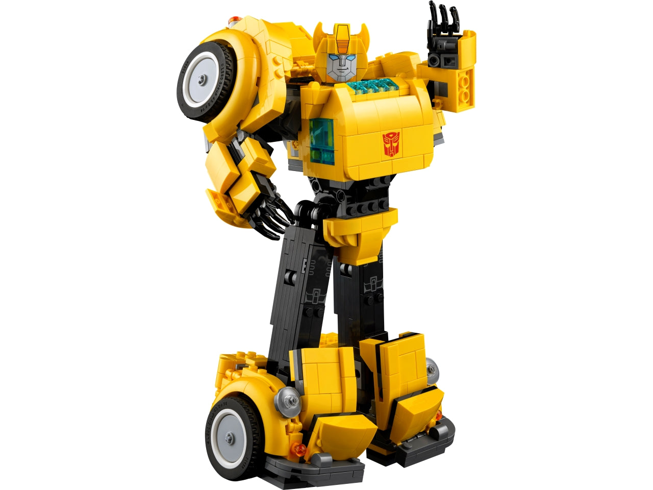 LEGO Icons - Set costruibile di action figure di robot Transformers per adulti: progetto di costruzione di Bumblebee Transformers LEGO Icons collezionabile per gli appassionati dello sci-fi 10338