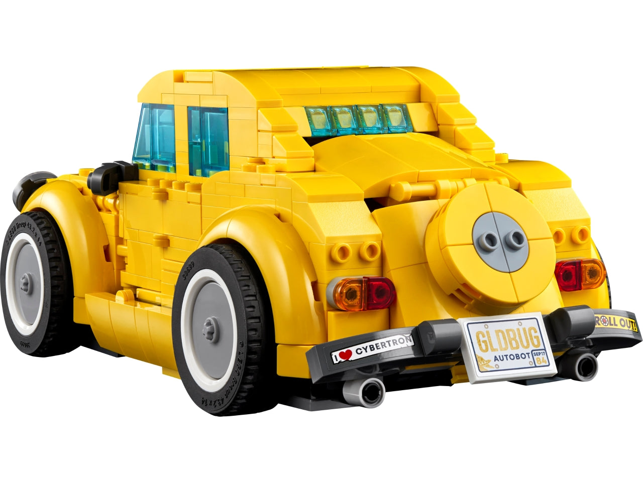 LEGO Icons - Set costruibile di action figure di robot Transformers per adulti: progetto di costruzione di Bumblebee Transformers LEGO Icons collezionabile per gli appassionati dello sci-fi 10338