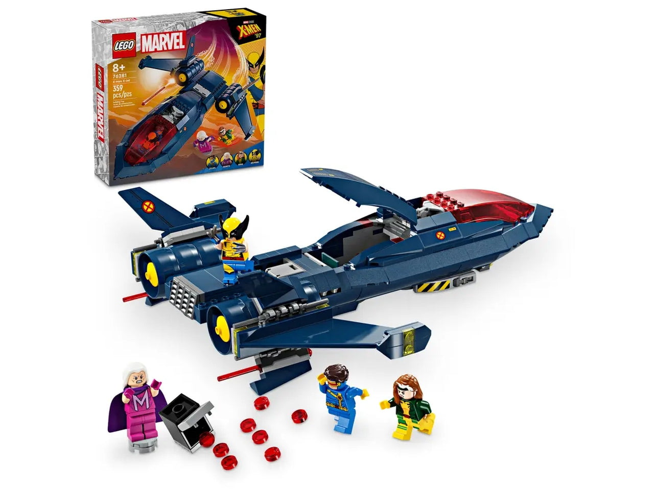 Lego super heroes marvel x-jet di x-men