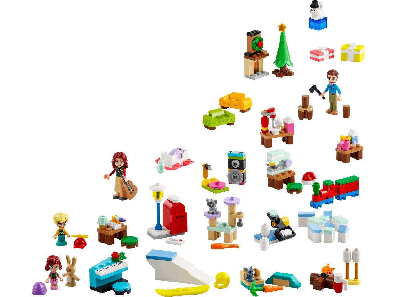 Lego friends calendario dellavvento 2024 - 272 pezzi per bambini di età 6+ 42637
