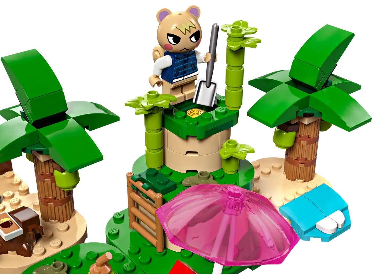 Lego animal crossing tour in barca di remo