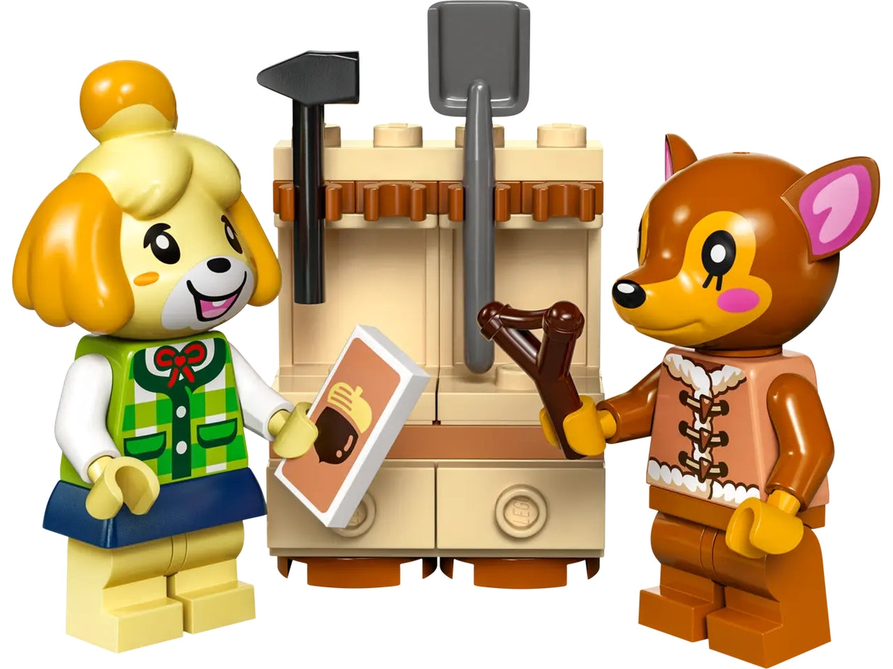 Lego animal crossing benvenuta, fuffi!