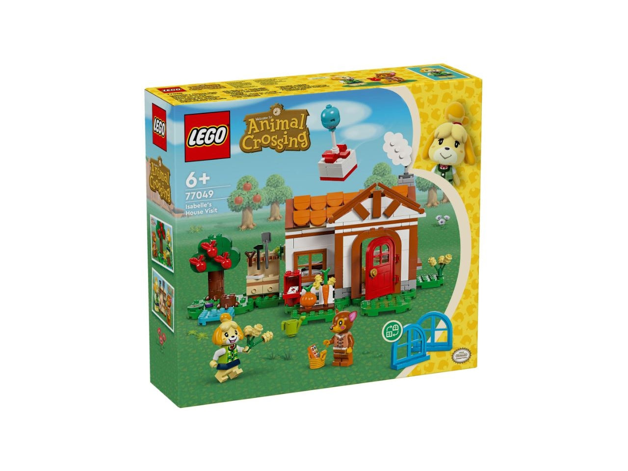 Lego animal crossing benvenuta, fuffi!