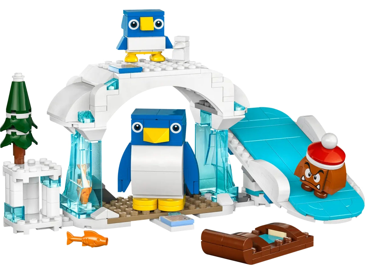 Lego super mario pack di espansione la settimana bianca della famiglia pinguotto