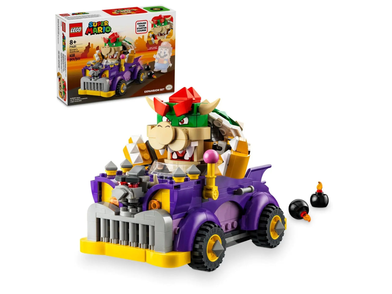 Lego super mario pack di espansione il bolide di bowser