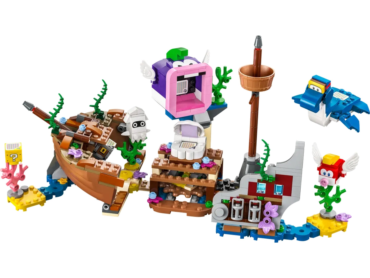 Lego super mario pack di espansione il veliero sommerso di dorrie