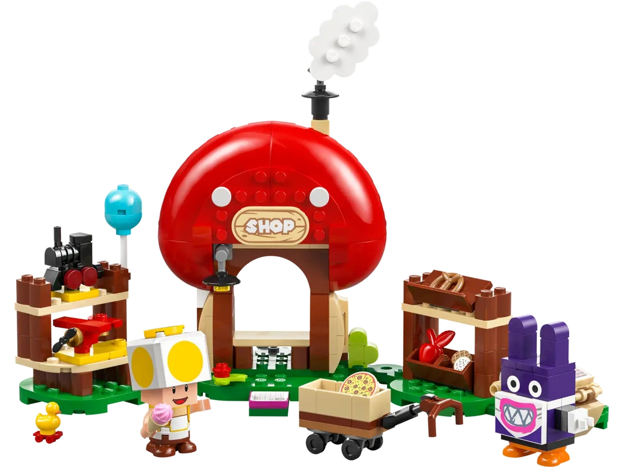 Lego super mario pack di espansione ruboniglio al negozio di toad