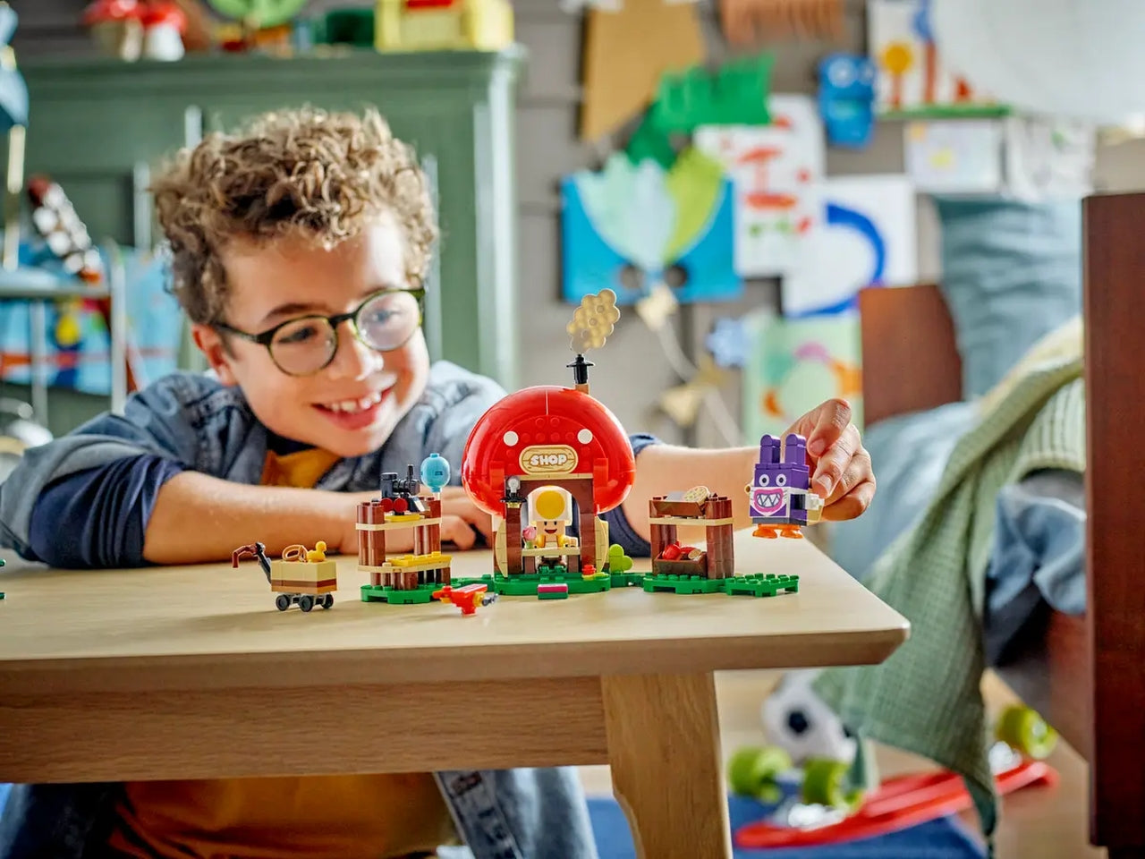 Lego super mario pack di espansione ruboniglio al negozio di toad