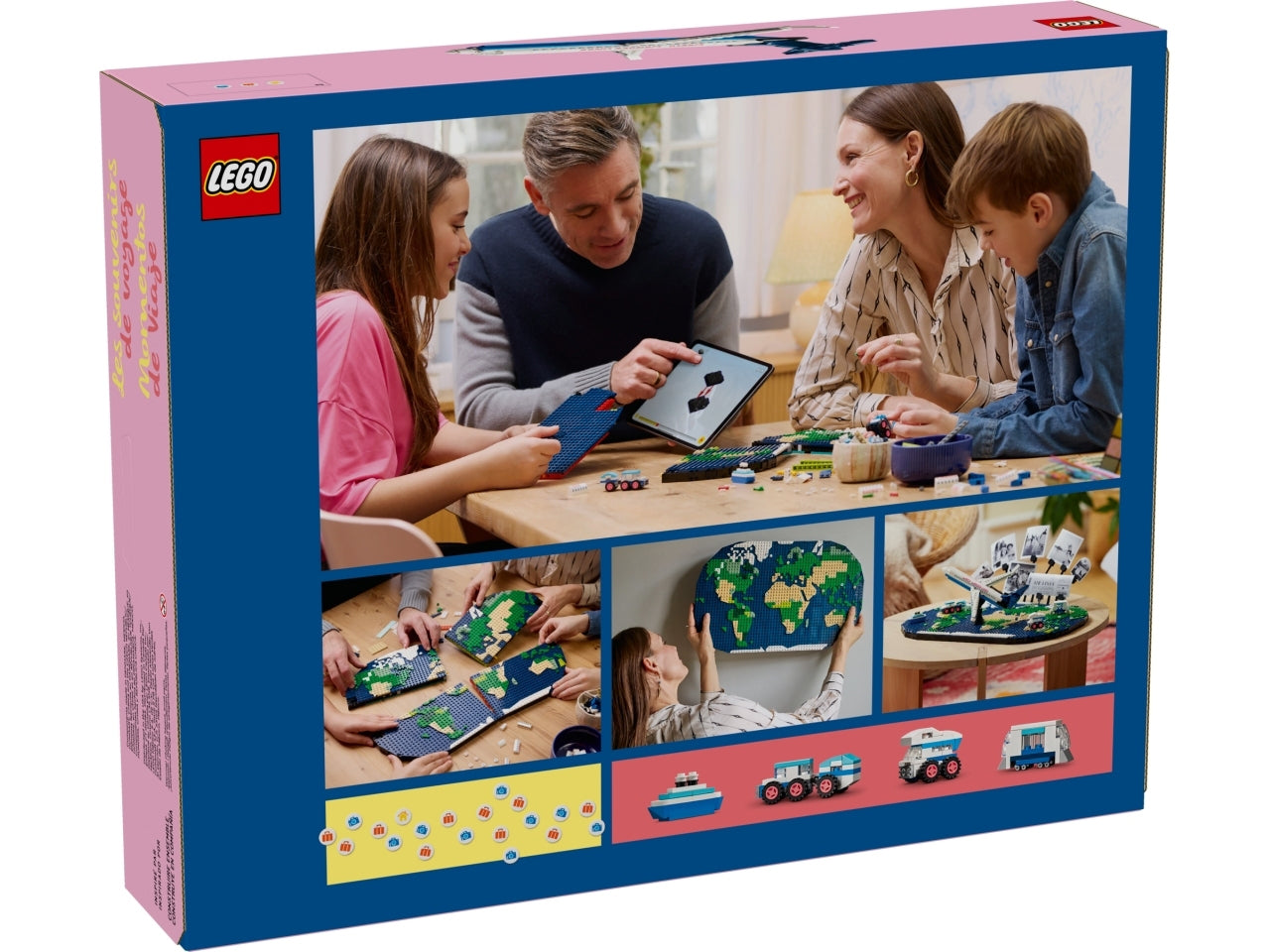 LEGO Builder Family momenti di viaggio, Set Giochi da Costruire per Bambine e Bambini da 14 Anni in su, Decorazioni per la Casa da Appendere, Accessorio per la Camera da Letto 41838