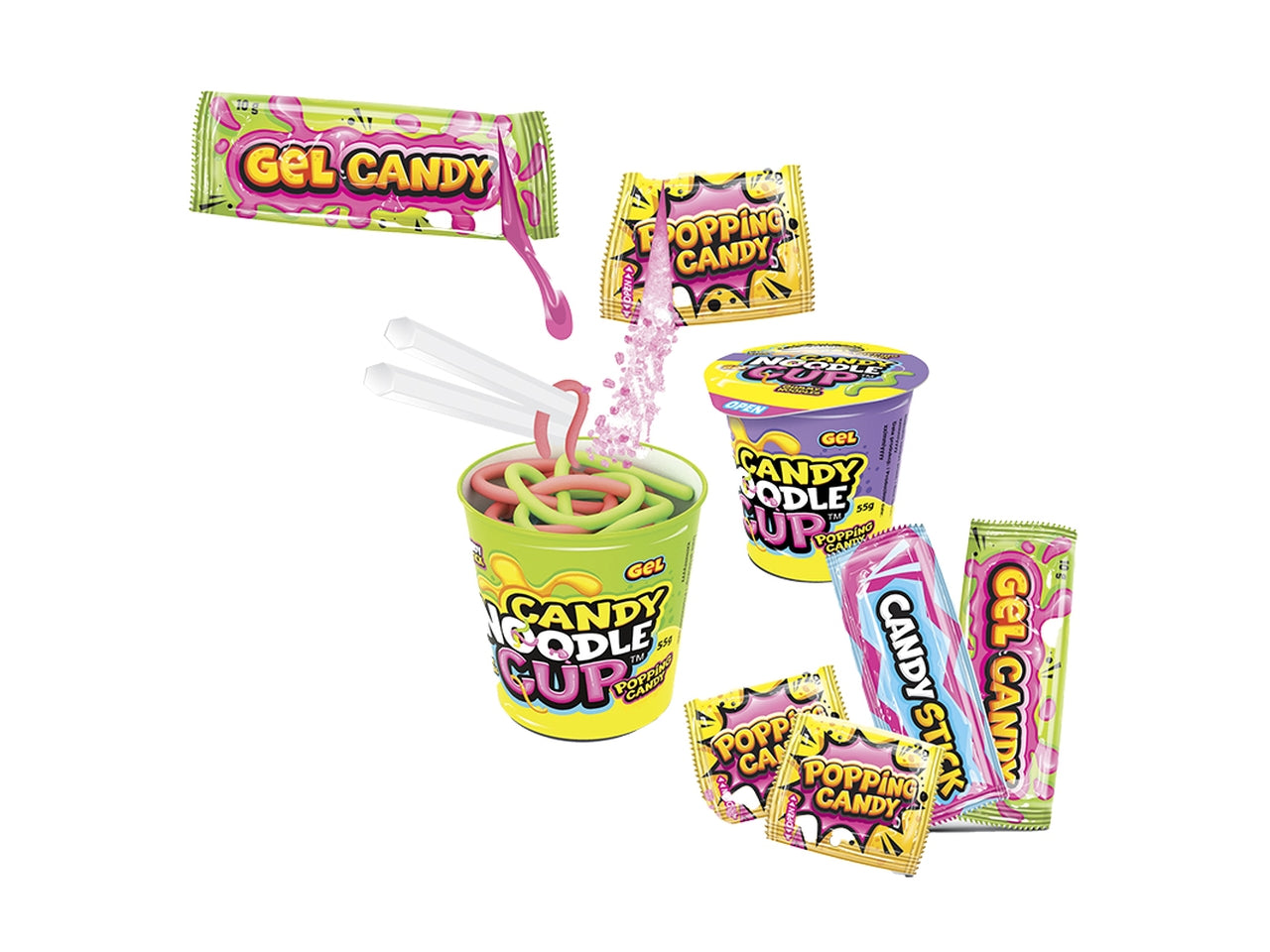 Candy noodle cup 55g