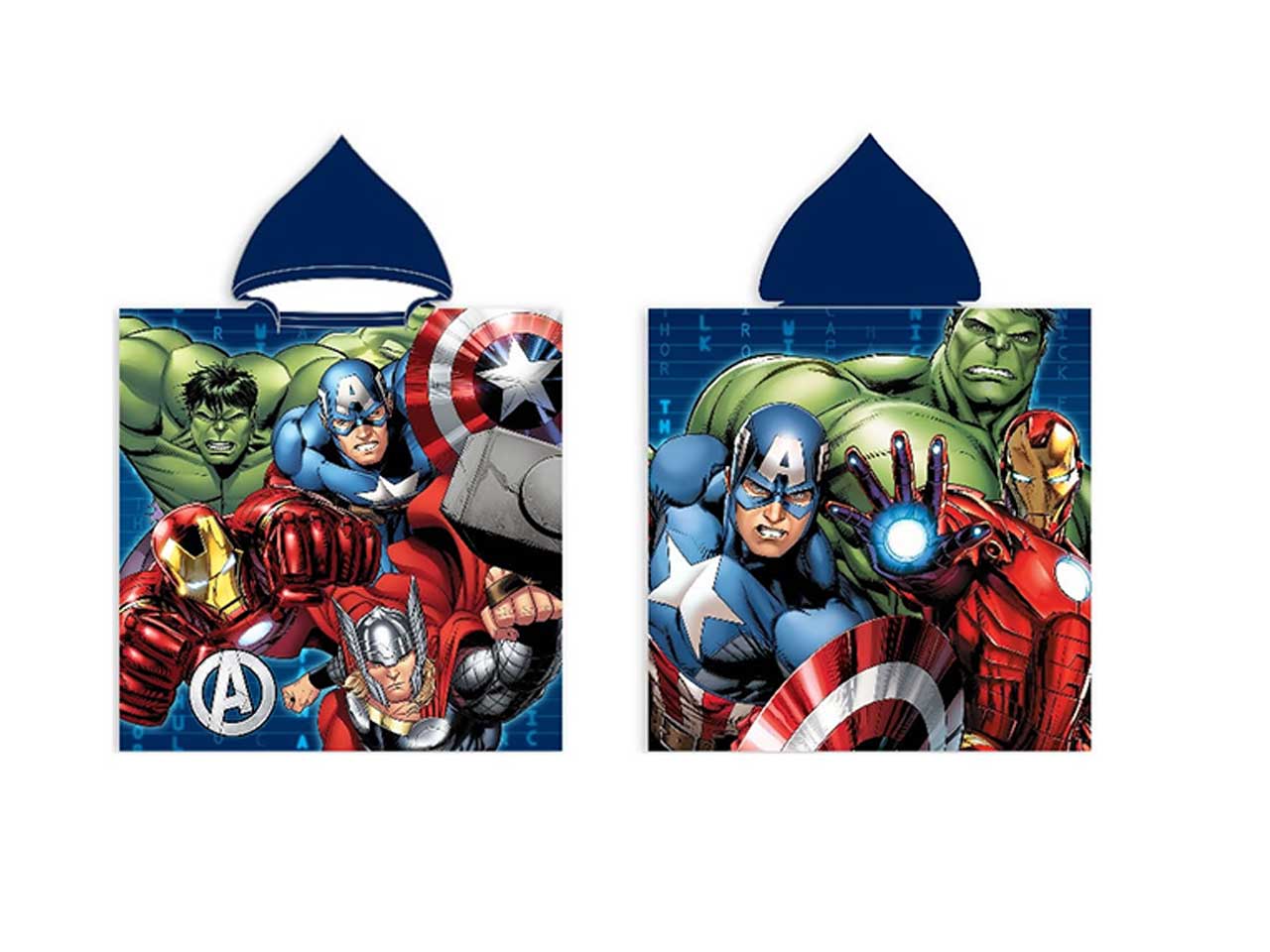 Poncho per bambini avengers