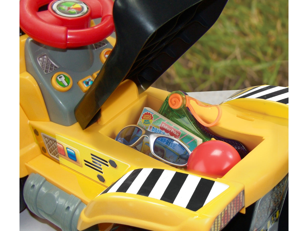 Cavalcabile fisher price big action dig n' ride