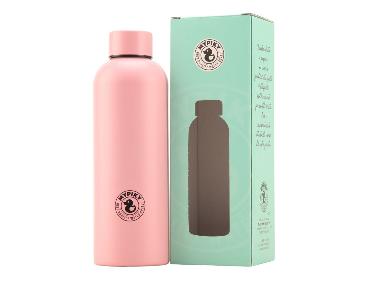 Mypiky borraccia termica young colore rosa con doppia camera da 500ml