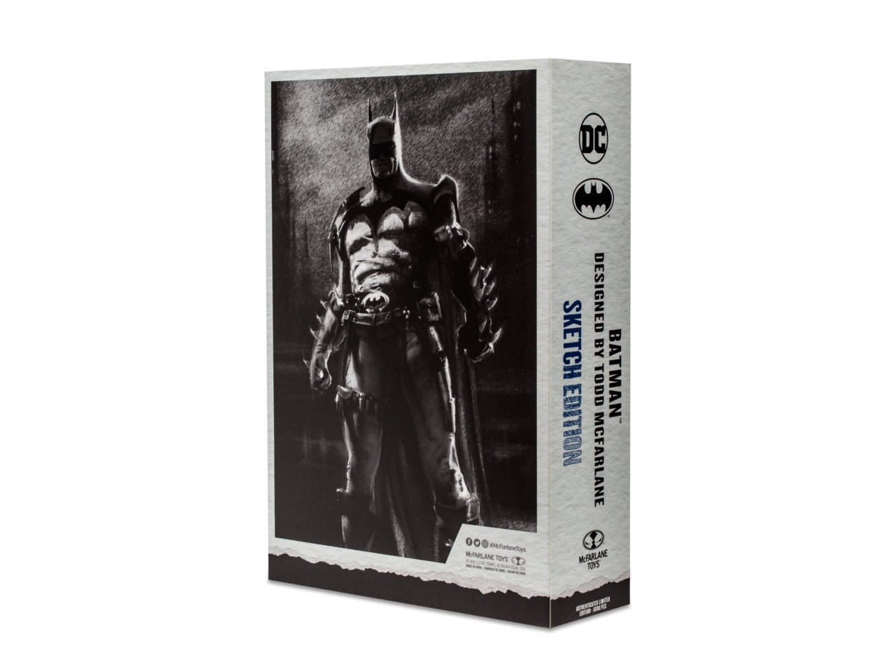 Dc multiverse line art 18cm - batman di todd mc farlane -edizione limitata