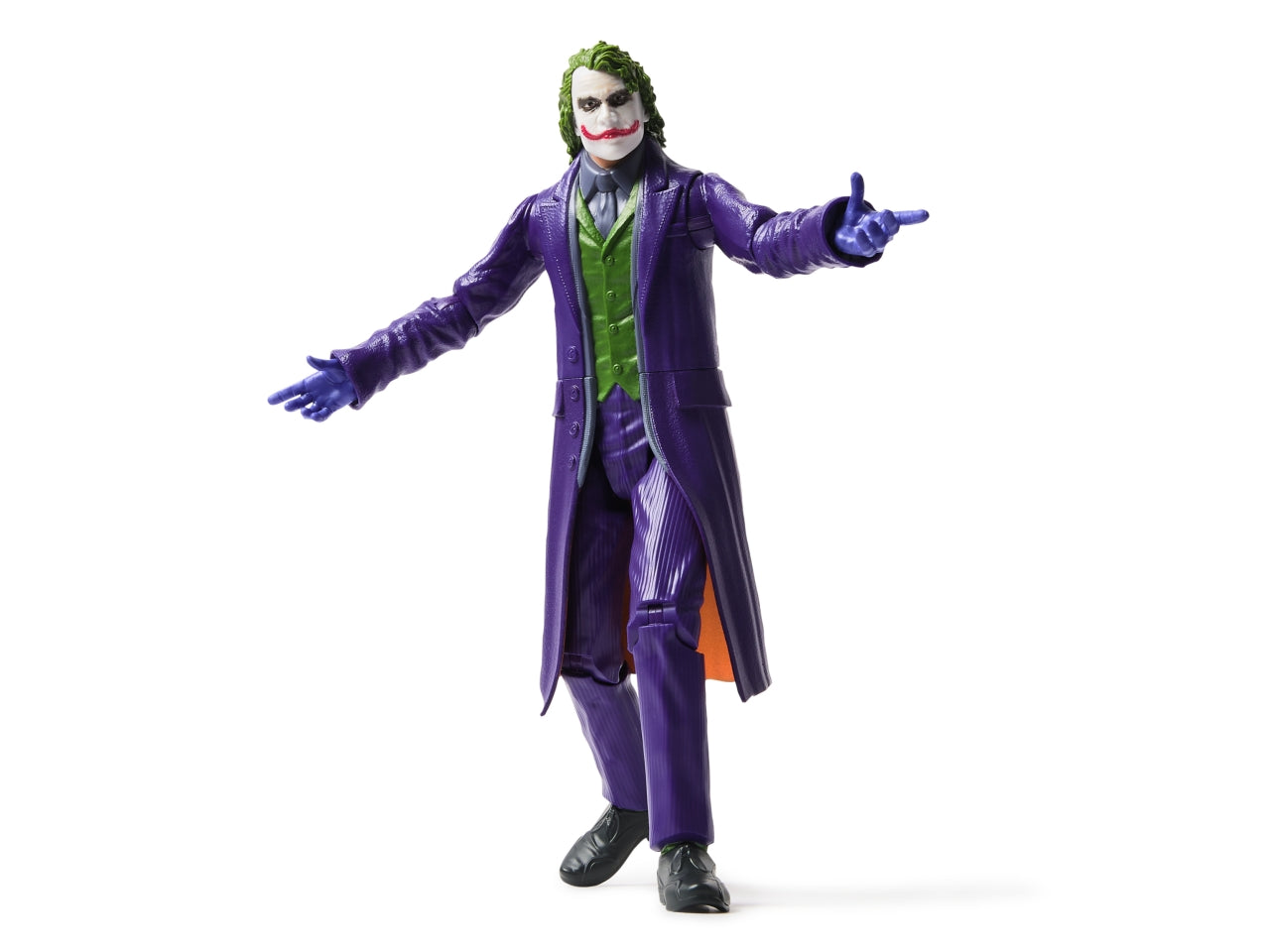 Action Figure Joker 30cm 85° Anniversario: Plastica Viola e Verde, 11 Punti di Articolazione, Dettagli Realistici, Età 3+ - Spin Master