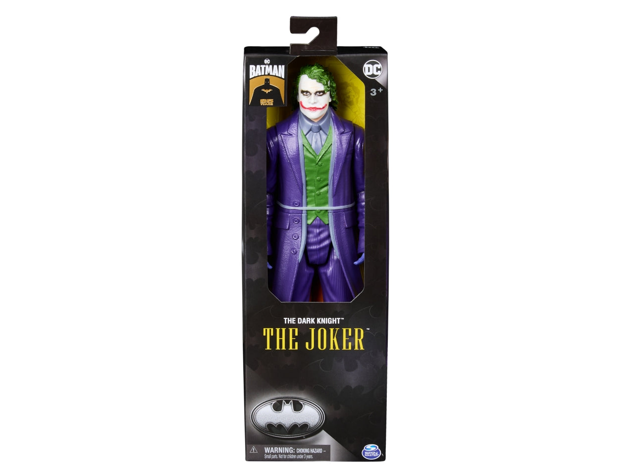 Action Figure Joker 30cm 85° Anniversario: Plastica Viola e Verde, 11 Punti di Articolazione, Dettagli Realistici, Età 3+ - Spin Master