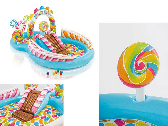 Piscina per giardino bambini playset 295x191x130cm