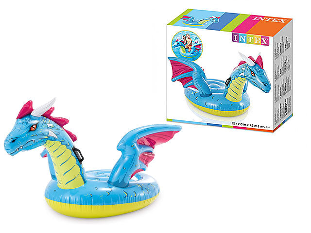 Cavalcabile gonfiabile dragon 201x191cm $