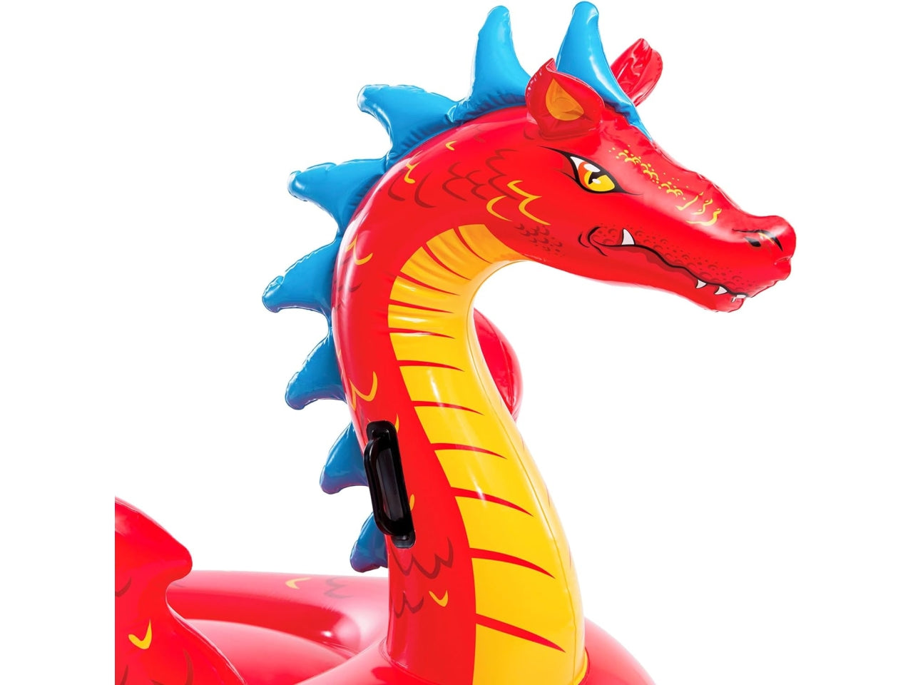 Drago gonfiabile cavalcabile in vinile multicolor carico max 40 kg - 198x173 cm - Intex