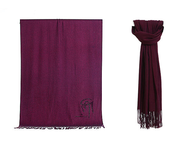 Gai mattiolo sciarpa 170x67 bordeaux d1