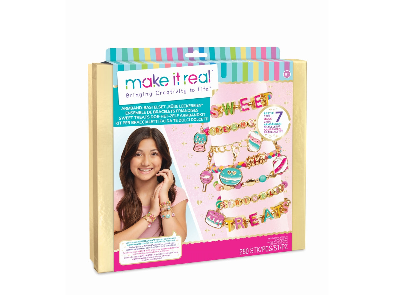 Kit per braccialetti fai da te dolci dolcetti