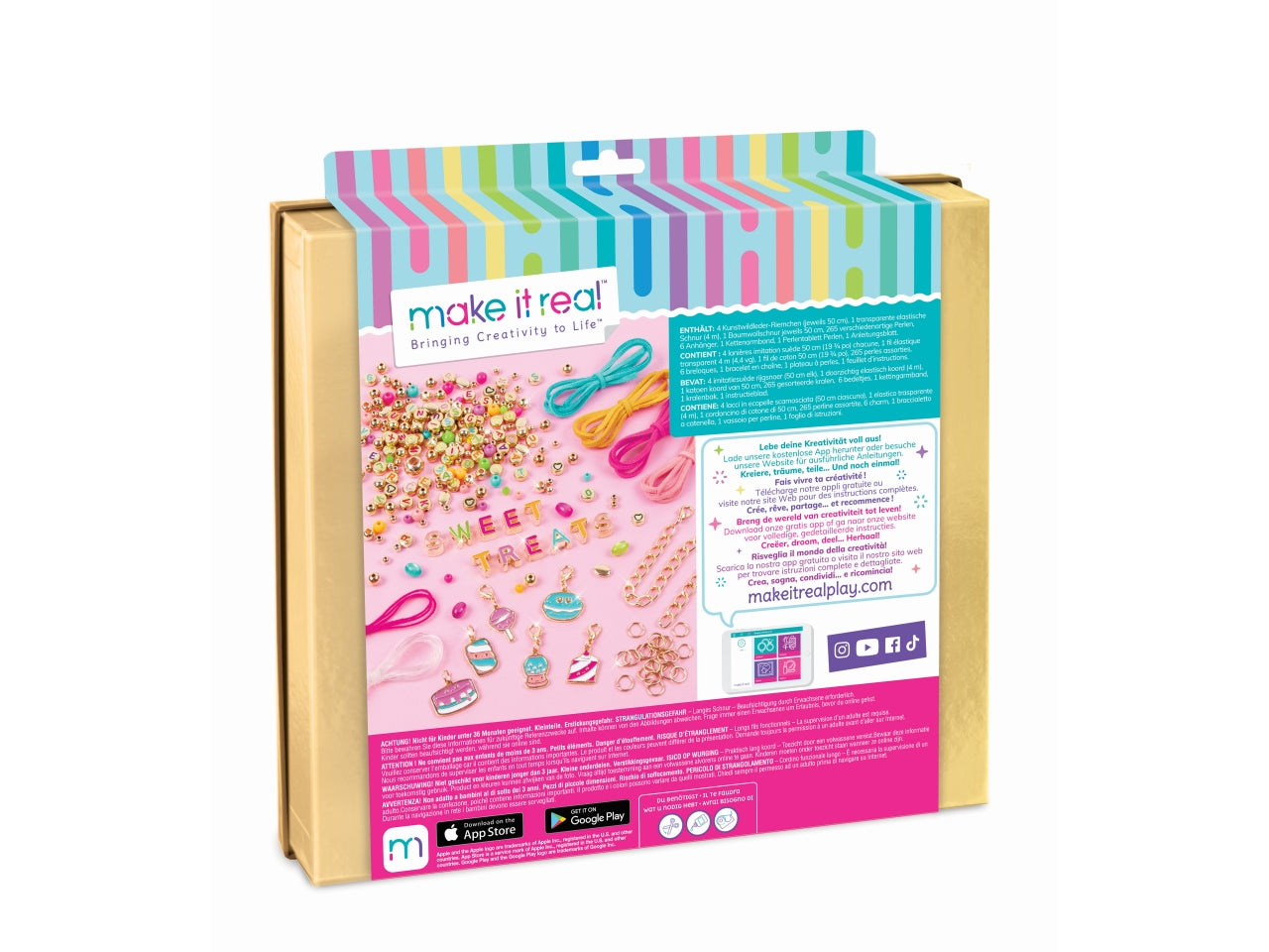 Kit per braccialetti fai da te dolci dolcetti