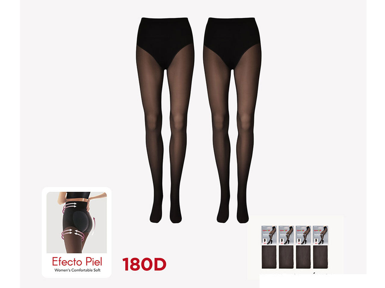 Calza da donna effetto pelle 180 denari taglia unica