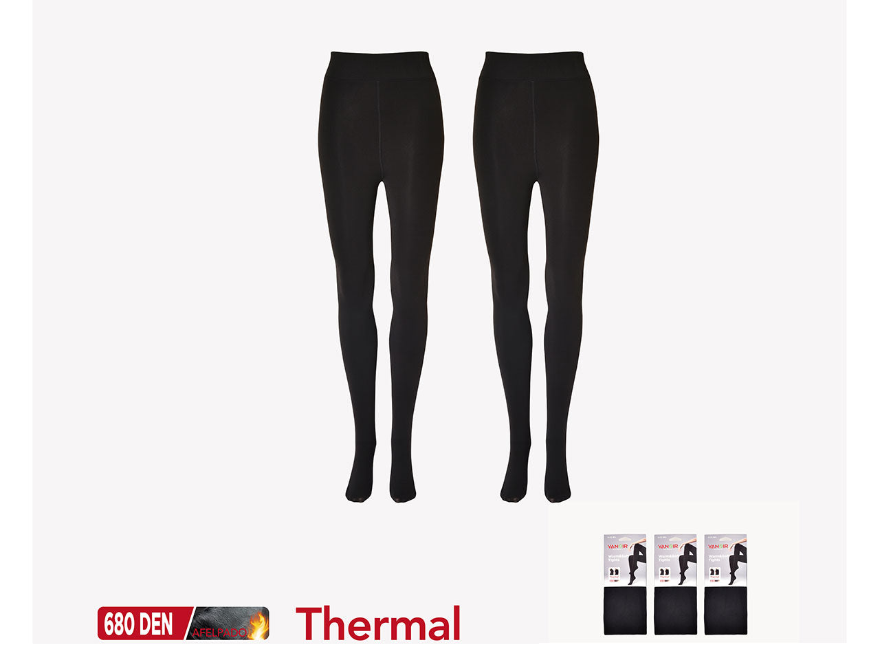 Calza da donna termiche 680 denari taglia s/m m/l l/xl