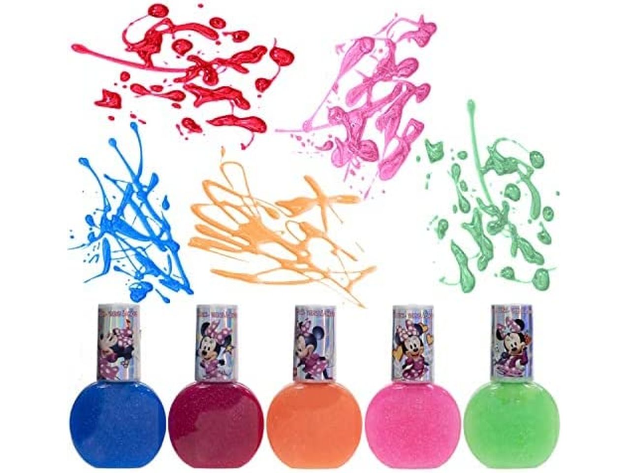 Minnie make up smalto per unghie 18 accessori con stickers
