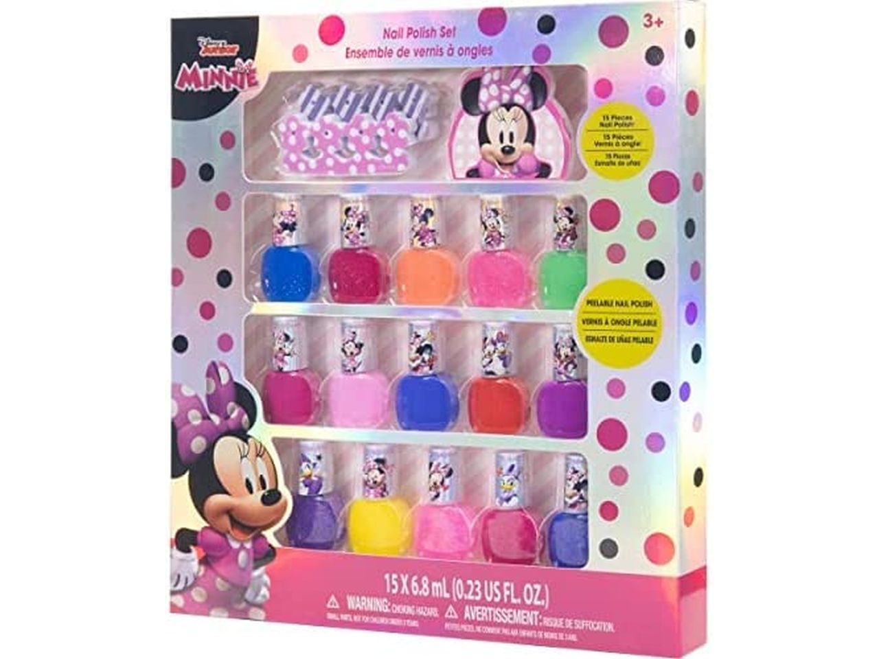Minnie make up smalto per unghie 18 accessori con stickers