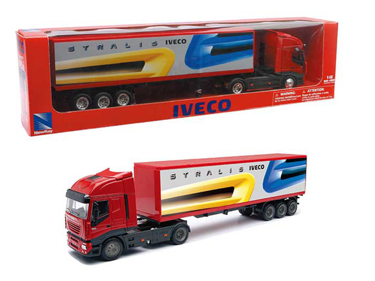 Iveco stralis container 1:43 15613f