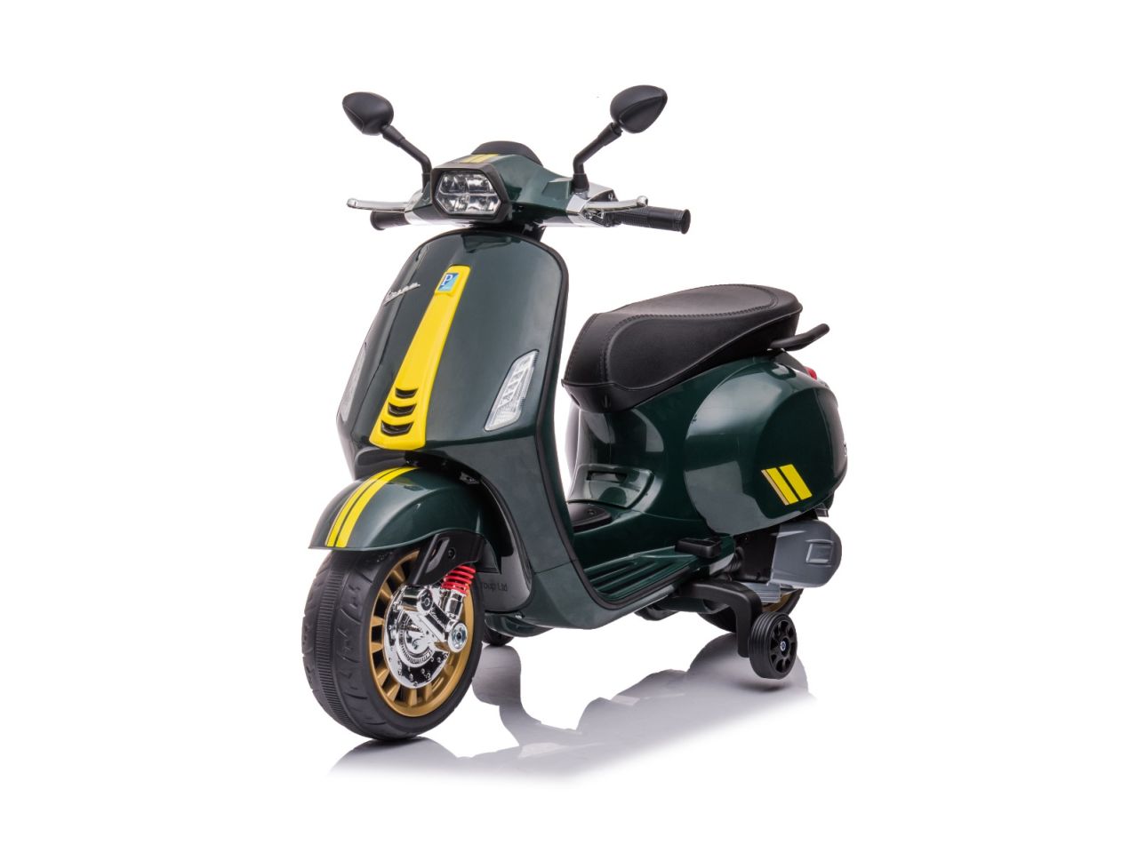 Moto piaggio vespa sprint 12v verde