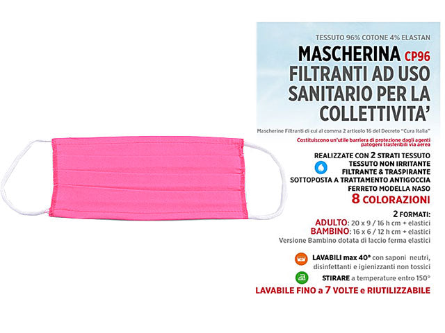 Mascherina cp96 - fuxia