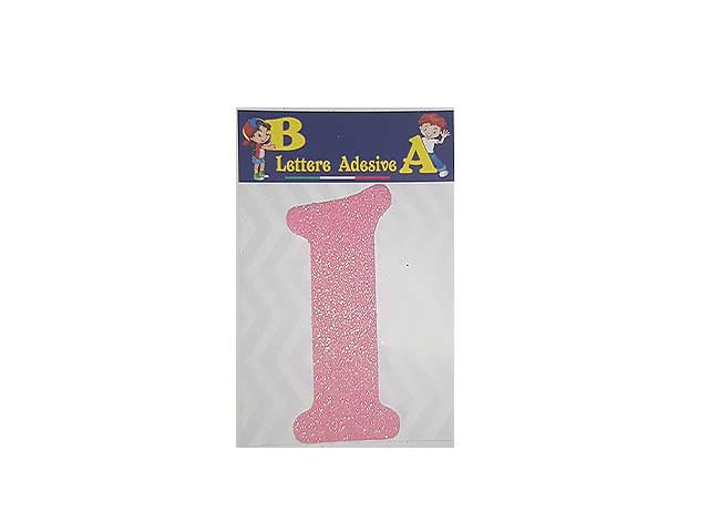 Lettera rosa i 12cm