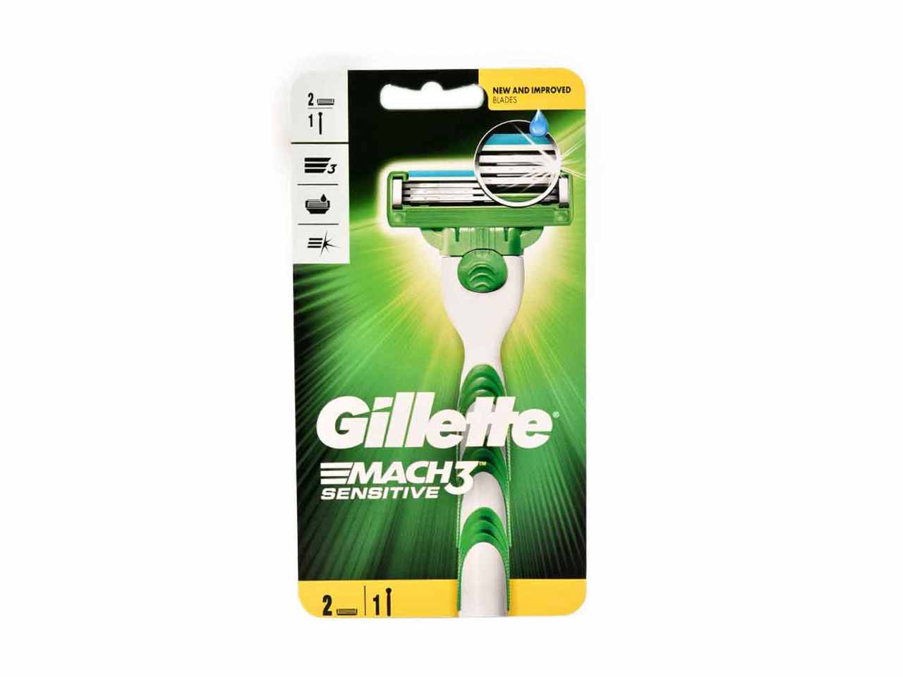 Gillette mach3 rasoio sensitive rt01781