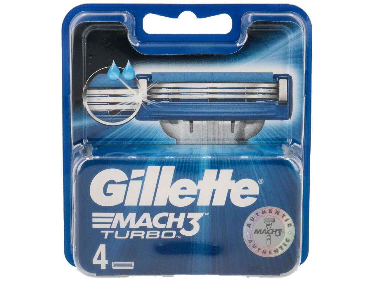 Gilette mach3 turbo ricarica 4 pezzi rt01801