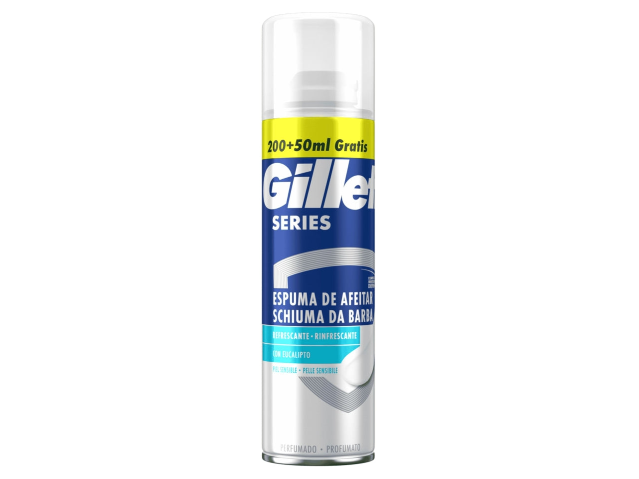 Gilette schiuma 250ml rinfrescante
