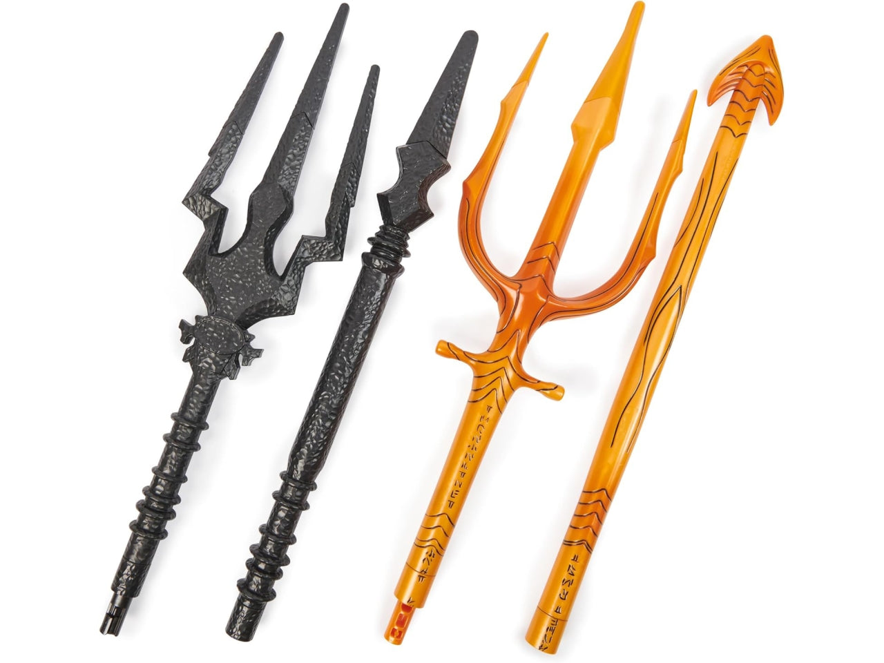 Gioco di ruolo Aquaman DC Comics e Black Manta Tridents, costume da supereroe in stile cinematografico per bambini dai 4 anni in su | Spin Master