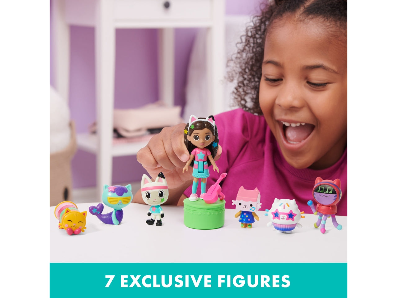 Gabby's dollhouse nuovo set deluxe con personaggi versione dance