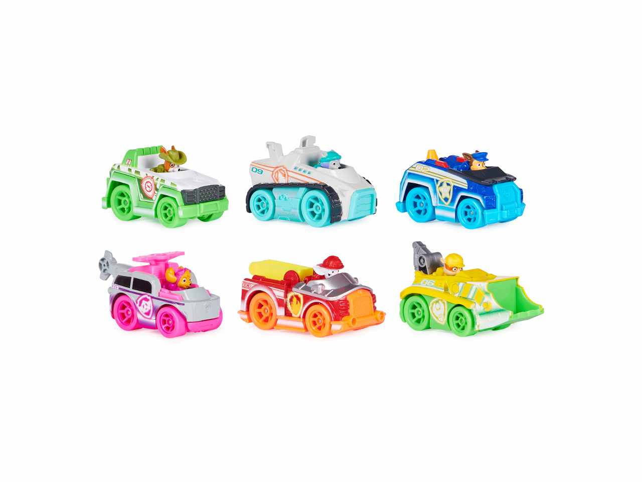 Paw patrol die-cast neon 6 pers.6064139
