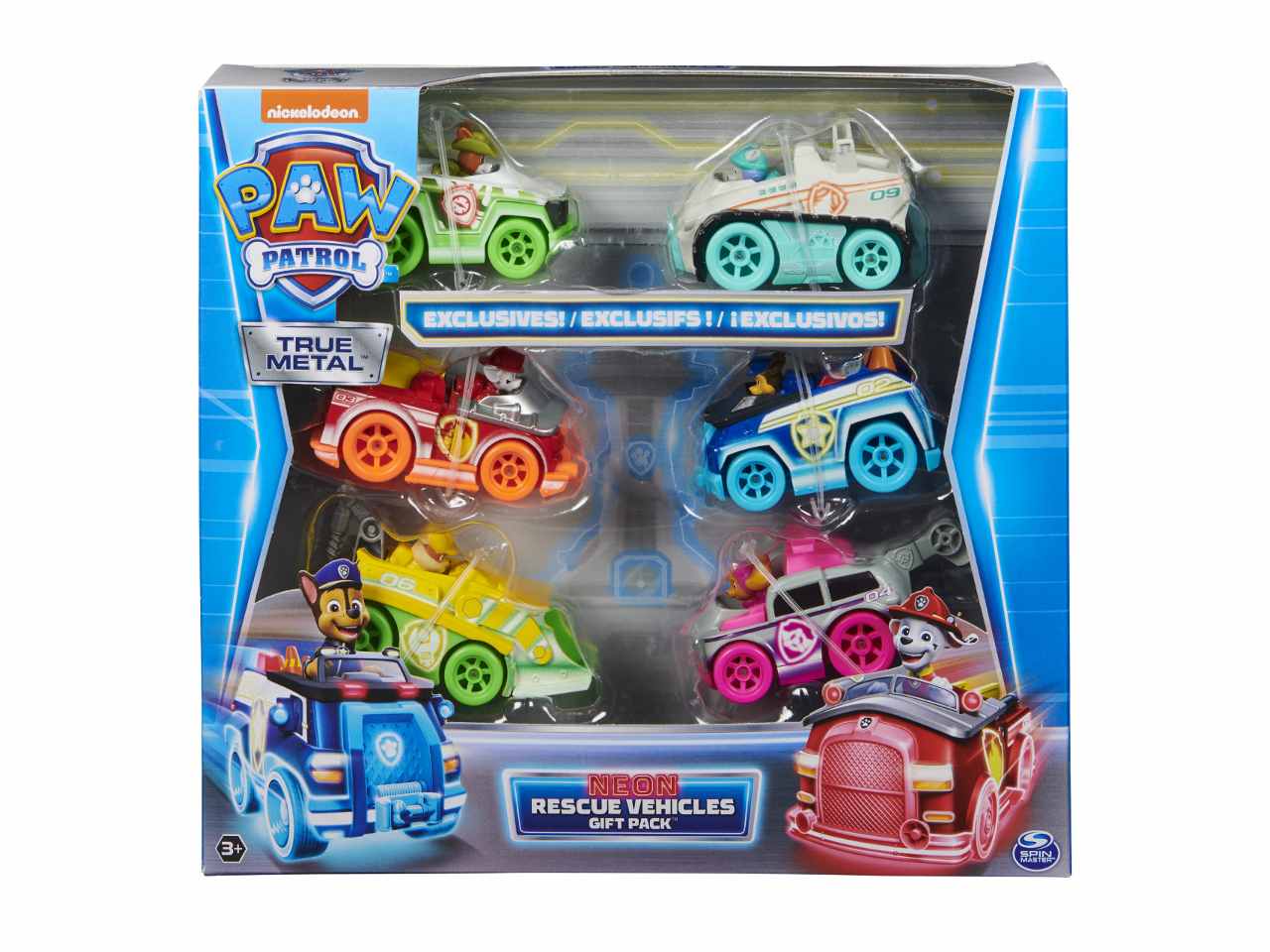 Paw patrol die-cast neon 6 pers.6064139