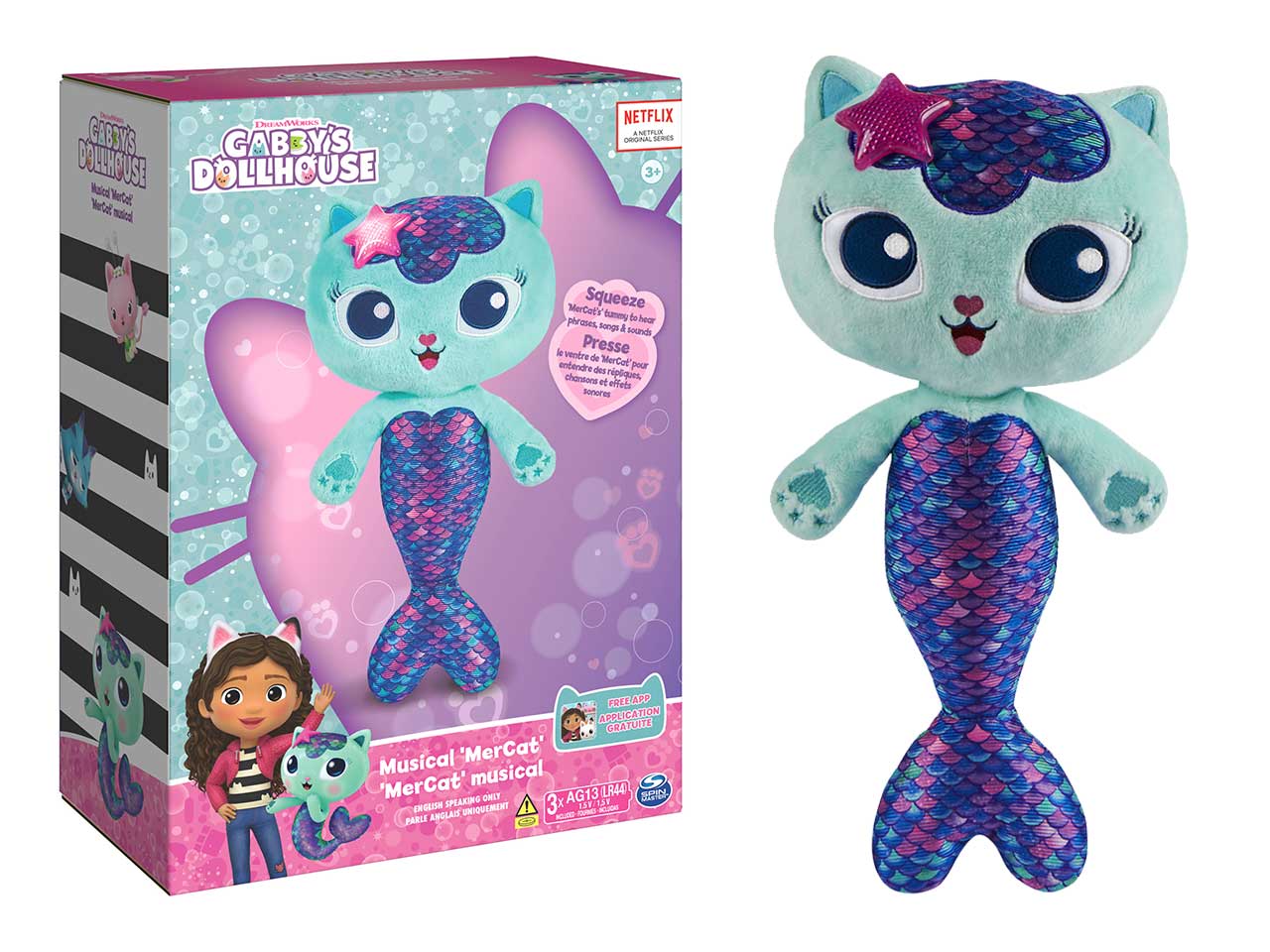 Gabby's dollhouse peluche con funzioni siregatta