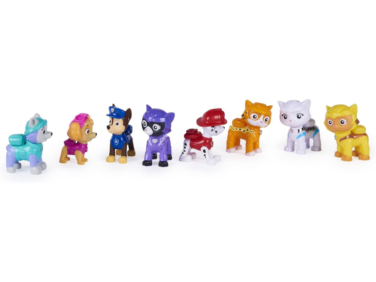 Confezione con 8 personaggi giocattolo Paw Patrol All Paws On Deck action figure da collezione, giocattoli per bambini dai 3 anni in su | Spin Master