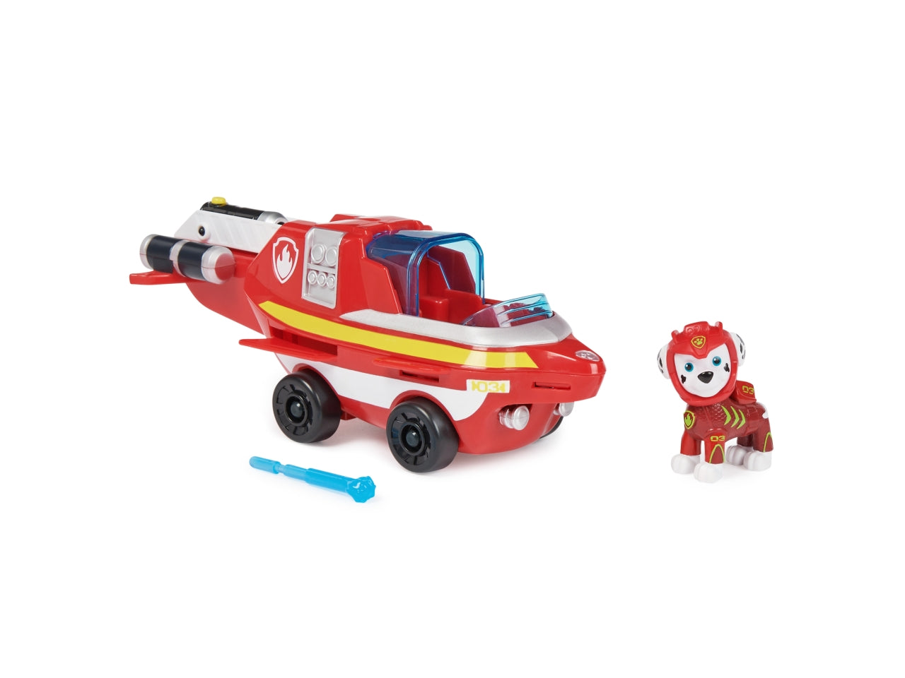 Paw patrol veicolo tematizzato aqua pups marshall