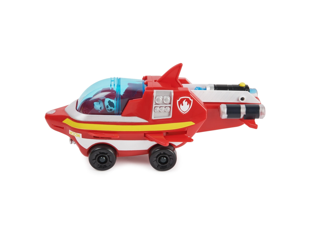 Paw patrol veicolo tematizzato aqua pups marshall