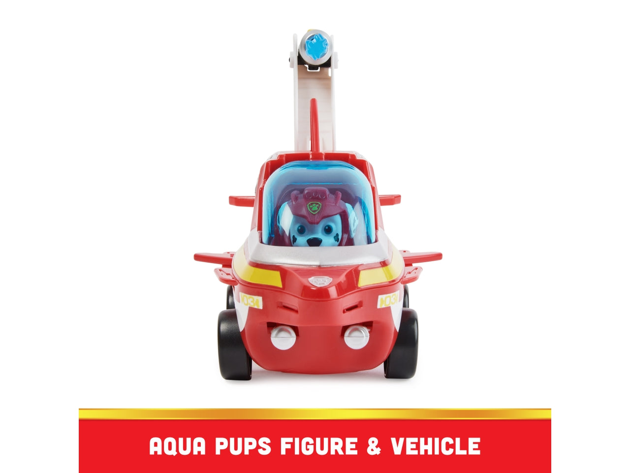 Paw patrol veicolo tematizzato aqua pups marshall