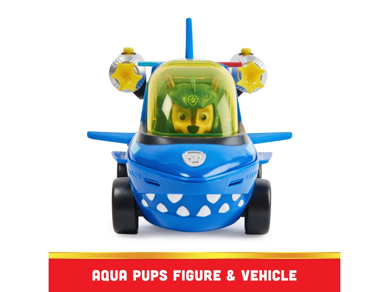 Paw patrol veicolo tematizzato aqua pups chase